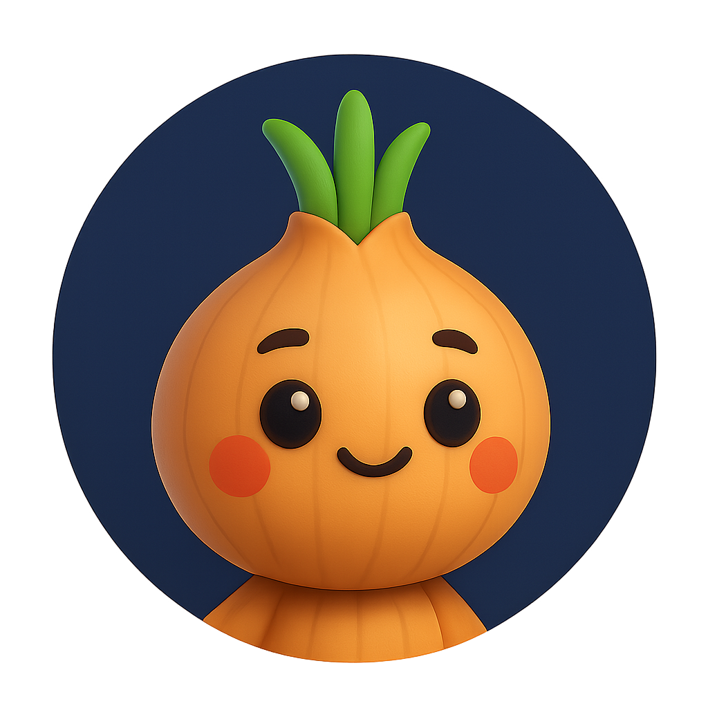 장수양파김치 캐릭터 로고