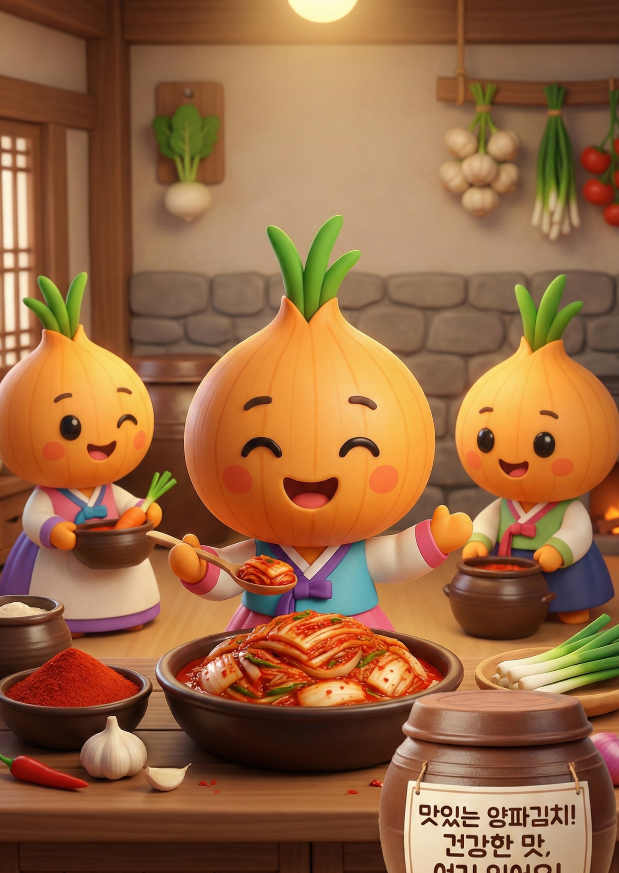 3D 메타버스 팜 투어 - 달리는 양파 캐릭터